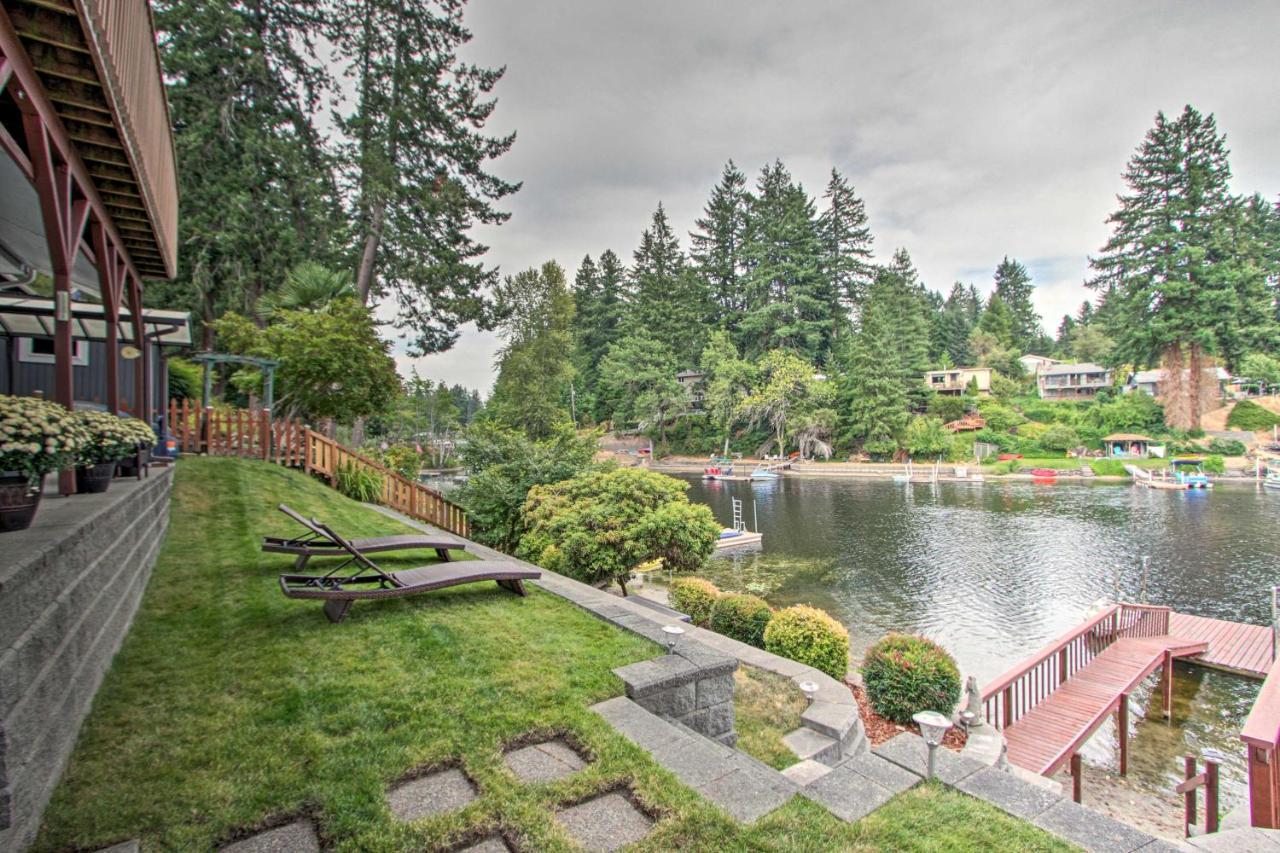 The Peacock House - Waterfront Home With Hot Tub! Olympia Exteriér fotografie