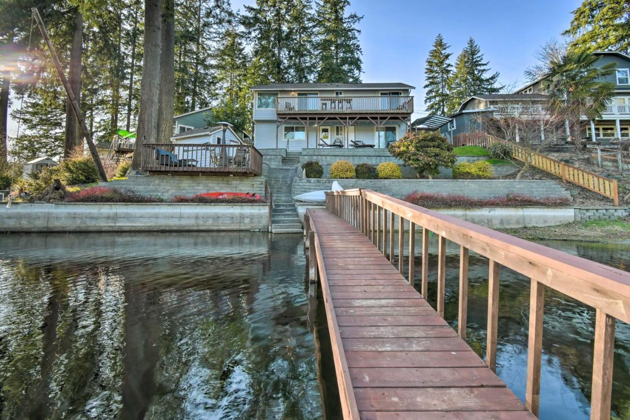 The Peacock House - Waterfront Home With Hot Tub! Olympia Exteriér fotografie