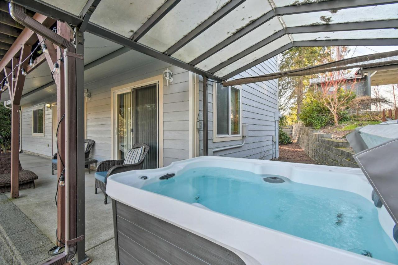 The Peacock House - Waterfront Home With Hot Tub! Olympia Exteriér fotografie