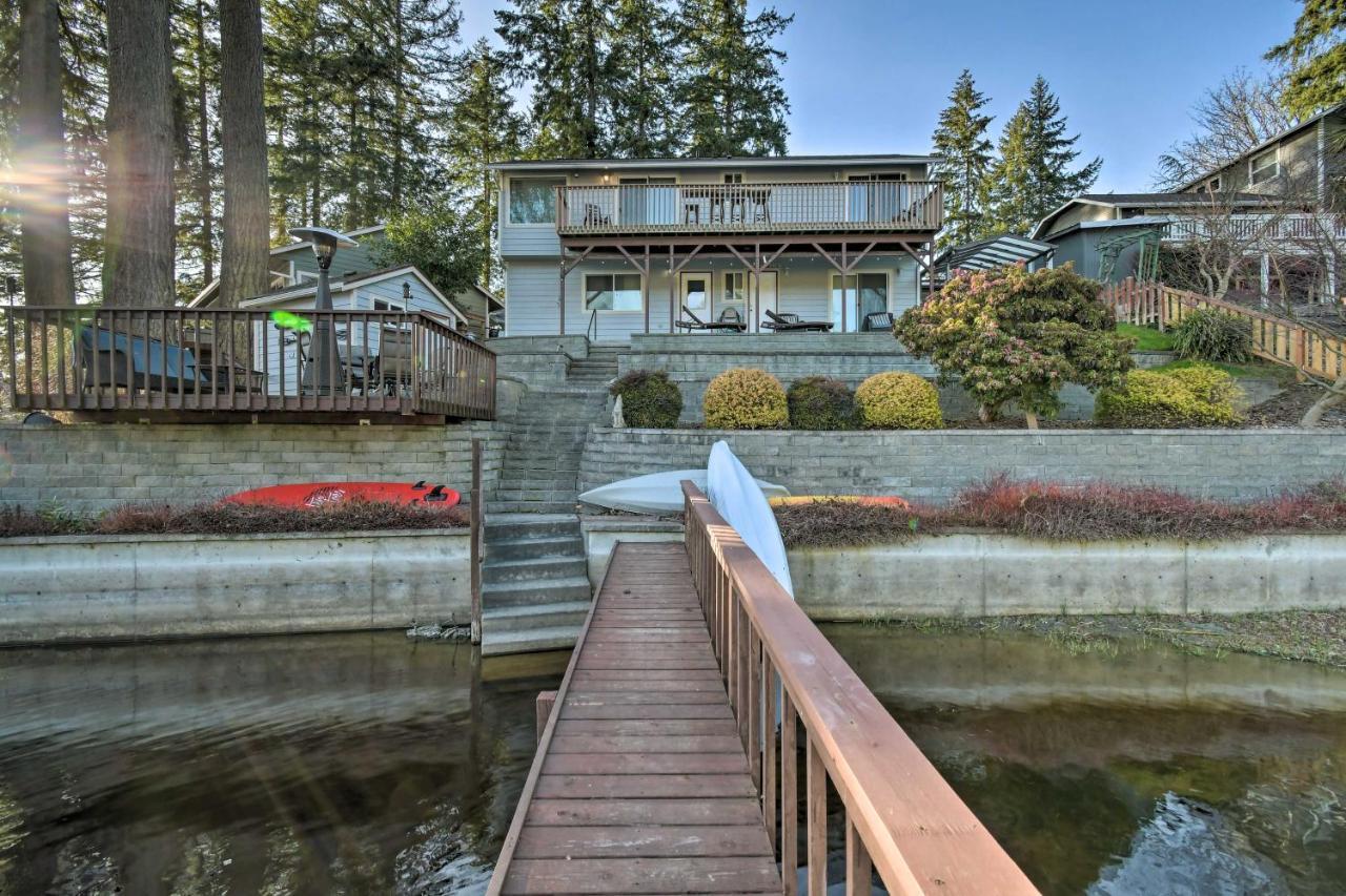 The Peacock House - Waterfront Home With Hot Tub! Olympia Exteriér fotografie